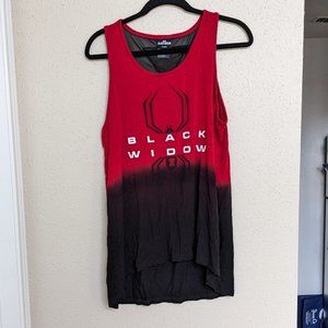 Her Universe Black Widow High Low Tank L
